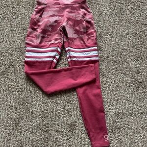 Pink Camouflage Bombshell  Leggings